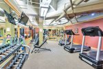 Fitness Center within Silvermill Condos, one of the River Run complexes